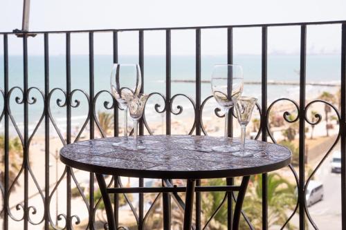 Port Saplaya Apartment | Oceanfront Duplex with Terrace and Breathtaking Views