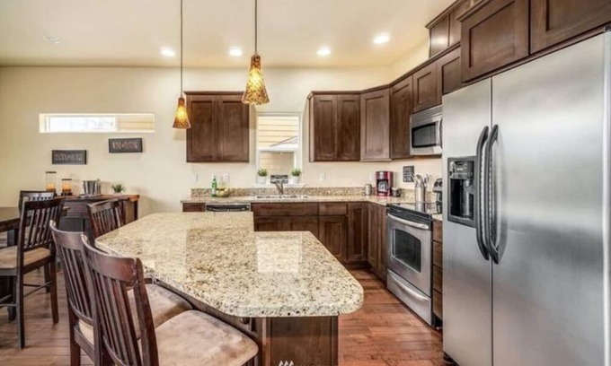 Quincy House | Riverview Retreat: Deck Unit by Heated Pool & Hot Tub