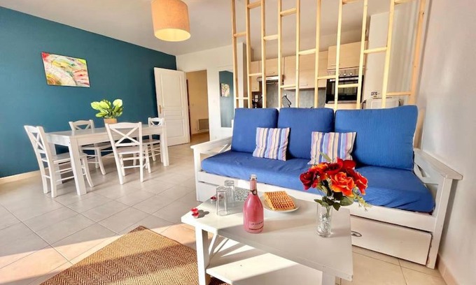 Saint-Arnoult Apartment | Cozy Escape at D34 La Ferme de Deauville with Pool Access