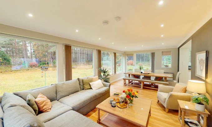 Nethy Bridge House | Dalnaglar: Highly Rated Stay with Family-Friendly Amenities