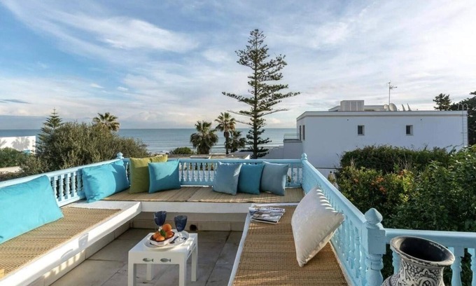 Sidi Dhrif House | Experience Ocean View Bliss at dar Neïla in Marsa Cube