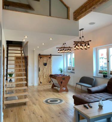 Chojnice Apartment | Experience Dark Horse Apartment: 4-Star, Family & Pet Friendly