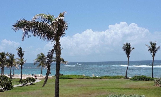 Oyster Pond Resort | Beachfront Top Floor Oasis with Ocean View & JW Marriott