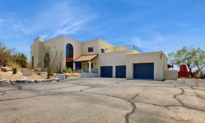 Tucson House | City View Retreat with Pool, Hot Tub & Roof Deck Oasis