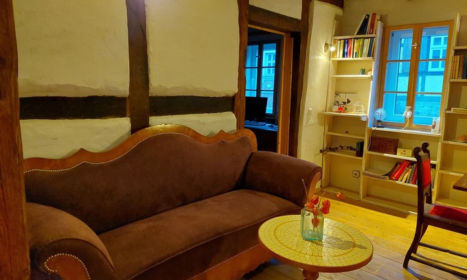 Helbedundorf Apartment | Charming Vacation Apartment in Historic Half-Timbered House
