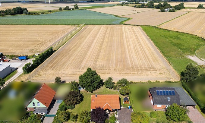 Hellschen-Heringsand-Unterschaar House | Hus Föfftein - outdoor sauna & fireplace, country view between Büsum & SPO
