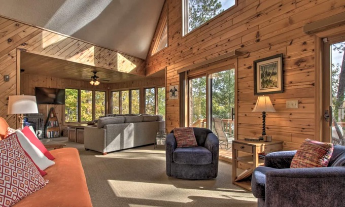 Deer River Ski Chalet | Experience Deer Lake Chalet: Lake Views & Guest Rated 9.8