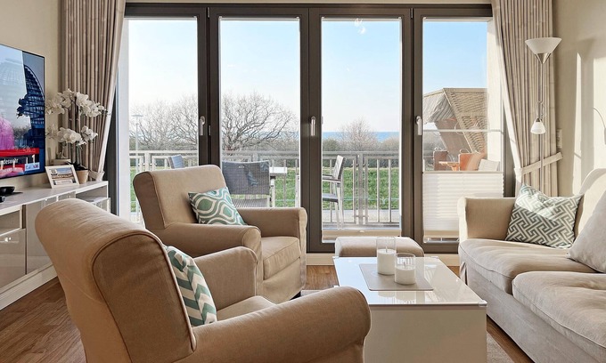 Boergerende-Rethwisch Condo | Delightful Deichgraf 07: Breathtaking Sea Views Await