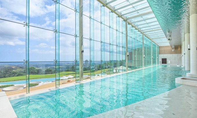 Toseong Resort | Del Pino Hotel: Ideal Retreat with Pool and Spa Access