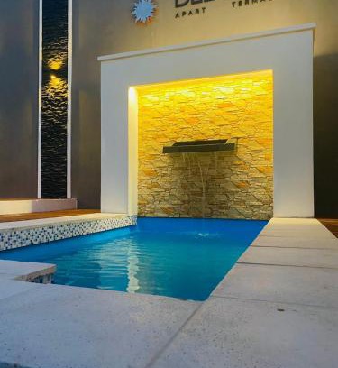 Termas de Rio Hondo Apartment | Del Sol Apart Termal II: Oceanfront Retreat with Pool & Spa