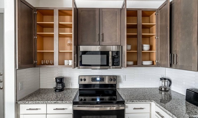 Waller Creek District Apartment | Inviting Downtown 1BR with Deck, Gym & Pet-Friendly Perks