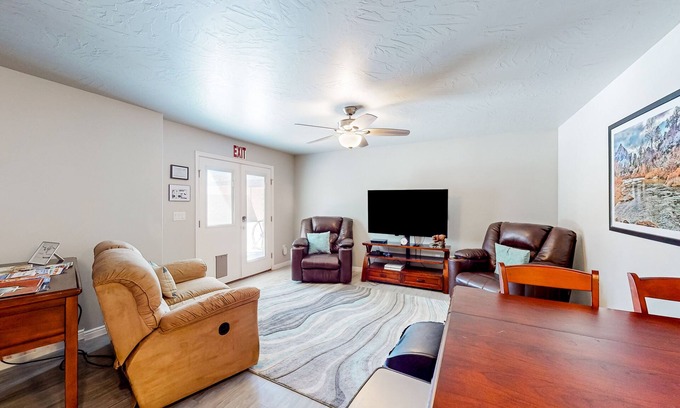 Hurricane House | Inviting Lower-Level Getaway with Kitchen and Pool Access