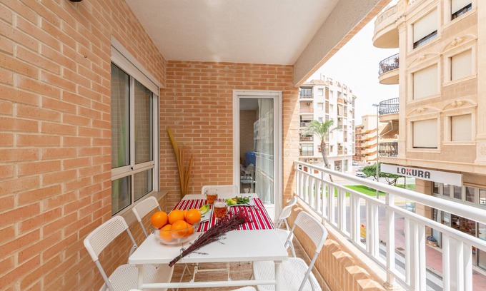 El Moncayo Apartment | Relaxing Oceanfront Retreat by Fidalsa with Great Amenities