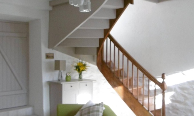 Plouha House | Charming Stone Cottage Steps from Coastal Path & Ocean Views