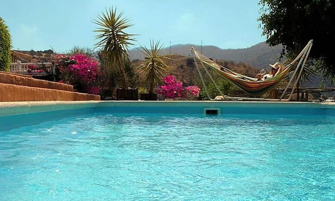 Canillas de Aceituno House | Cozy Studio 'Torre' with Pool Views in Country Retreat
