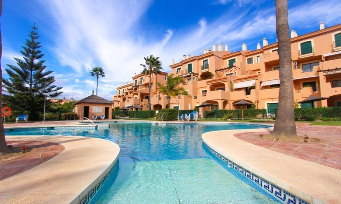 Castillo de Sabinillas Apartment | Elegant Duplex Penthouse with Pool & Golf Views, Steps to Beach