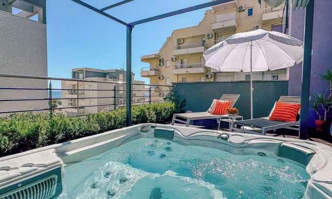 Znjan Apartment | Beach Suite with Hot Tub, Steps from the Ocean - 10/10 Rated