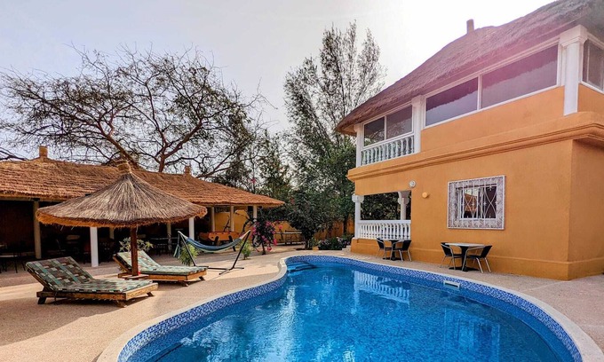 Ndangane Bed & Breakfast | Deluxe Double Room in Villa with Sauna and Pool