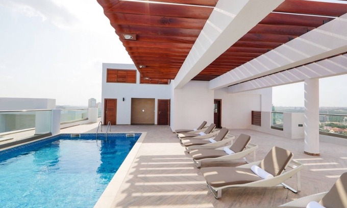 Osu Apartment | Modern One-Bedroom Apartment with Ocean View in Osu
