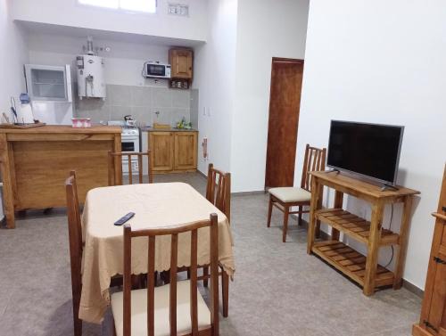 San Carlos de Bolivar Apartment | Comfortable Temporary Rental Near La Rural with Family Amenities