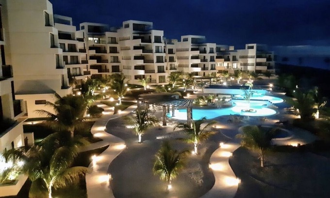 Telchac Puerto Apartment | Luxury Ground-Level Retreat at Almares Kinuh with Marina Access
