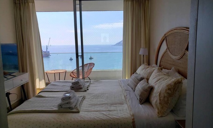 Iquique Apartment | Idyllic Apartment with Harbor Views and Pool Access
