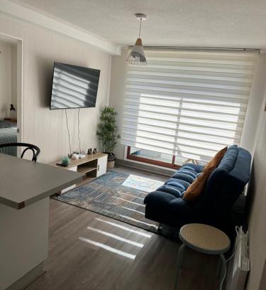Chillan Apartment | Modern Retreat in Prime Location with Hot Tub Access