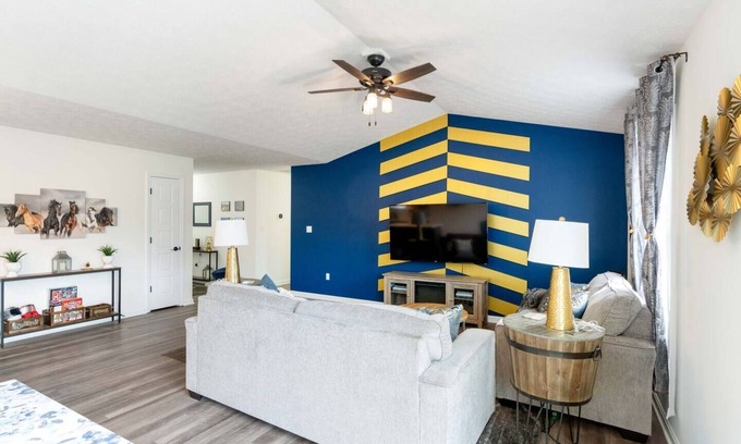 Buechel House | Top-Rated Derby City Retreat with Game Room & Firepit