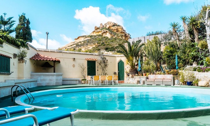 Zebbug Apartment | Discover Derek's Marsalforn Home: Pool & Oceanfront Bliss