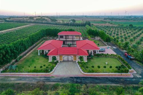 Anjar Villa | Serene Desert Palms in Kutch: Pool & Scenic Balcony Retreat