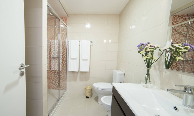 Pena Apartment | Stylish Design Apartment with Patio, Near City Center