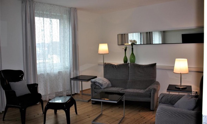 Langelsheim Apartment | Inviting Design Fewo am Harz: Rated 8.6/10 & Family-Friendly