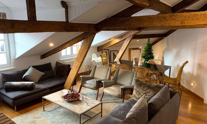 Llanes Apartment | Stylish Penthouse in Central Llanes with Ocean Views