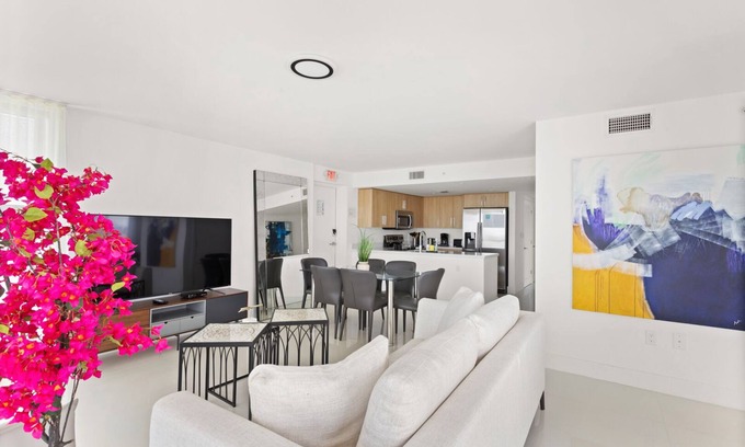 Bay Harbor Islands Apartment | Designer 3BR Penthouse with Water View & Family Amenities