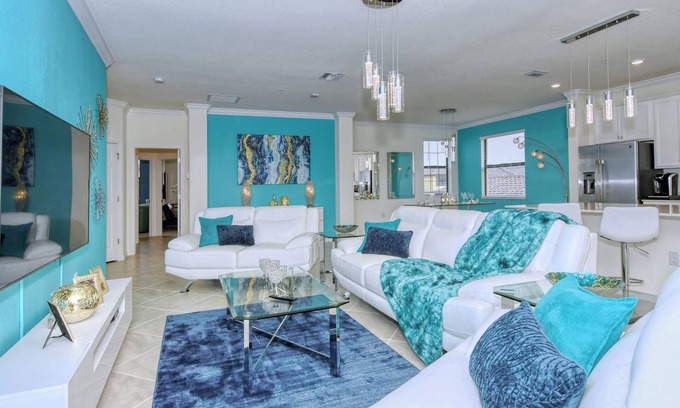 Gran Paradiso Condo | Elegant Designer Condo with Pool & Ocean Views in Gran Paradiso