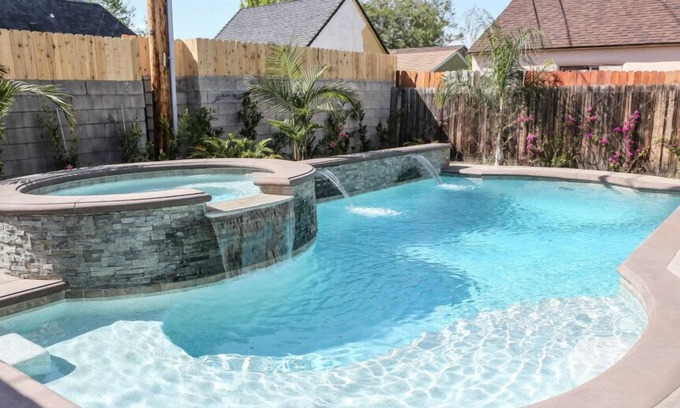Santa Ana House | Designer 6-Bedroom Home with Pool & Ocean Views