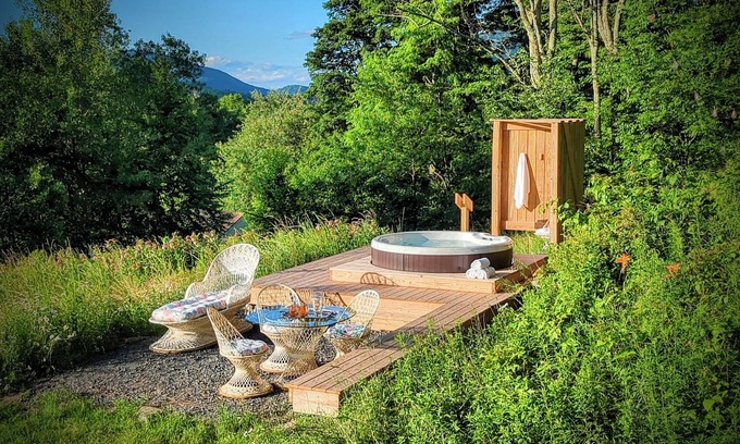 Roxbury Other | Designer Mountain Farmhouse with Hot Tub and Chef's Kitchen
