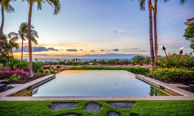Kaupulehu House | Oceanview Designer Estate with Pool & Spa at Four Seasons