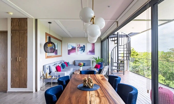 Ek Balam Village Apartment | Designer Penthouse with Private Pool & Ruins View