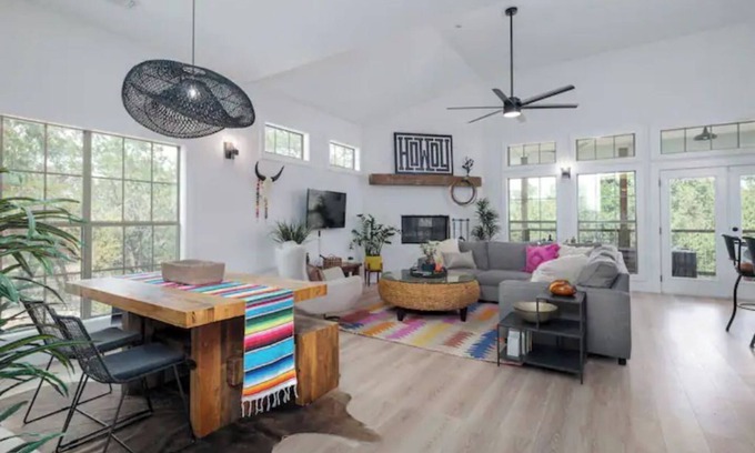 Dripping Springs House | Designer TX Hill Country Ranch: Family & Pet Friendly Retreat