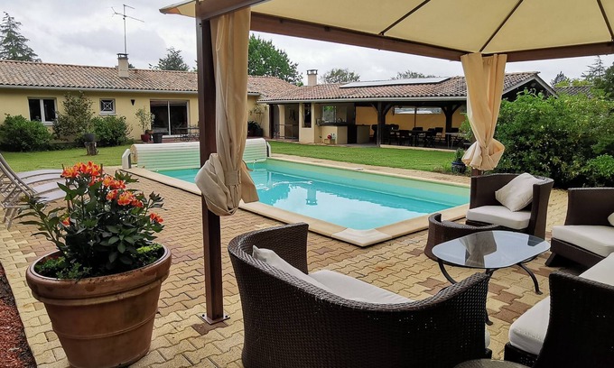 Saint-Medard-de-Guizieres House | Private Villa with Pool, Ocean Views & Perfect 10 Rating