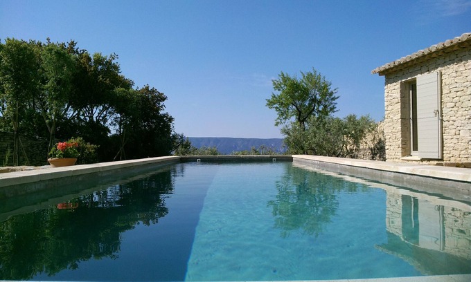 Gordes Cottage | Cozy Air-Conditioned Retreat with Private Pool & Ocean Views