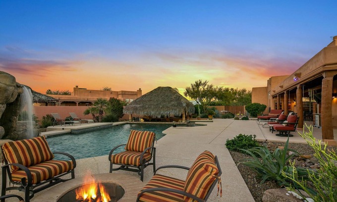 Desert View Village House | Relaxing Guest Home with Pool & Spa in Cave Creek