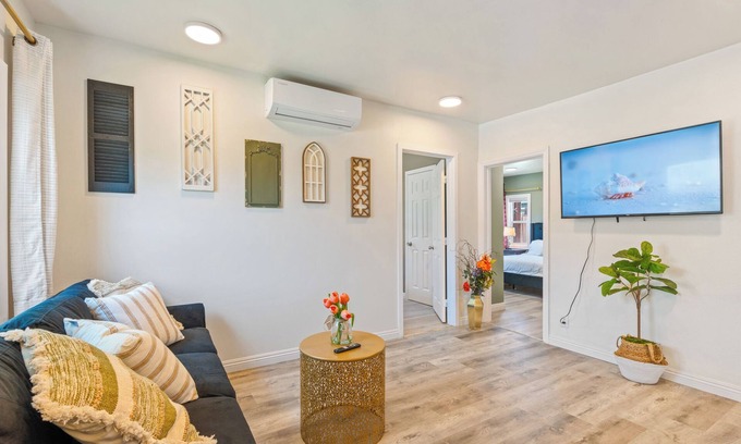 Alhambra Apartment | Prime 2-Bedroom Home with King Bed & Pet-Friendly Amenities