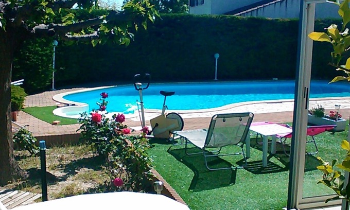 Montady House | Inviting Villa with Pool, Fenced Garden & Oceanfront Views
