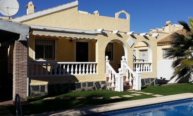 Mazarron Ski Chalet | Private Villa with Pool, BBQ & Oceanfront Views Await