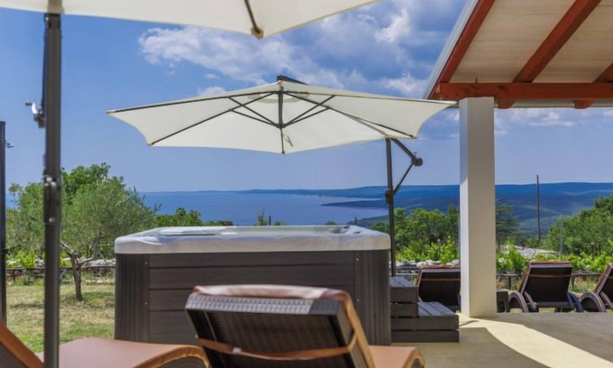 Brovinje House | Oceanfront Retreat: Di Nelo by Interhome Awaits You