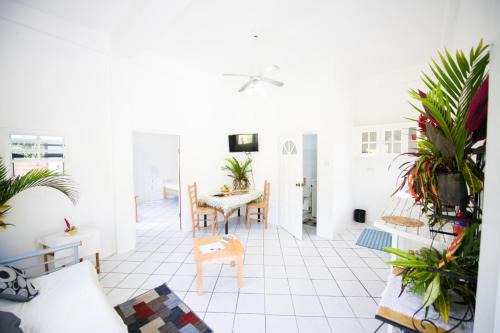 Soufriere Apartment | Diamondview: Oceanfront Escape with Spa & Hot Tub Access