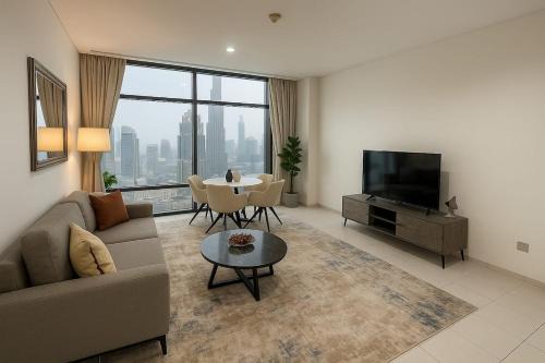 DIFC Apartment | DIFC Index Tower Burj Khalifa View 1BR