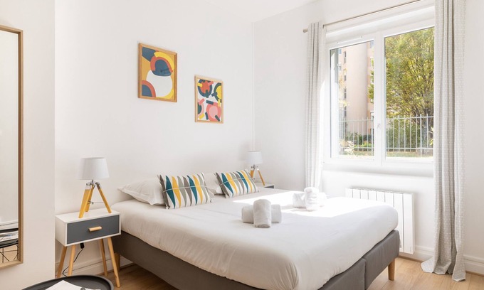 Villette Gare Apartment | Convenient DIFY Coeur de Lyon - Part Dieu for Your Stay